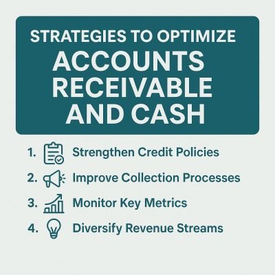Strategies to optimize accounts receivable and cash.